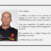 Disparition de l’agent Jean-Renaud FROIDEVAUX